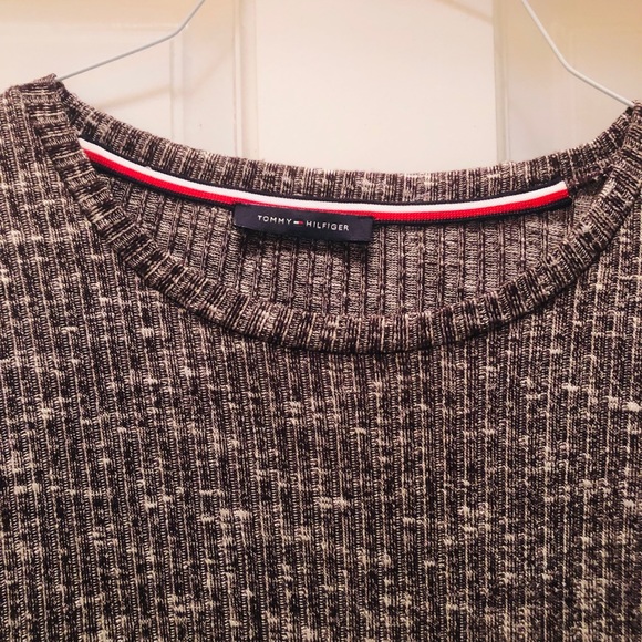 Tommy Hilfiger burgundy-denim Sweater Dress - Picture 3 of 5